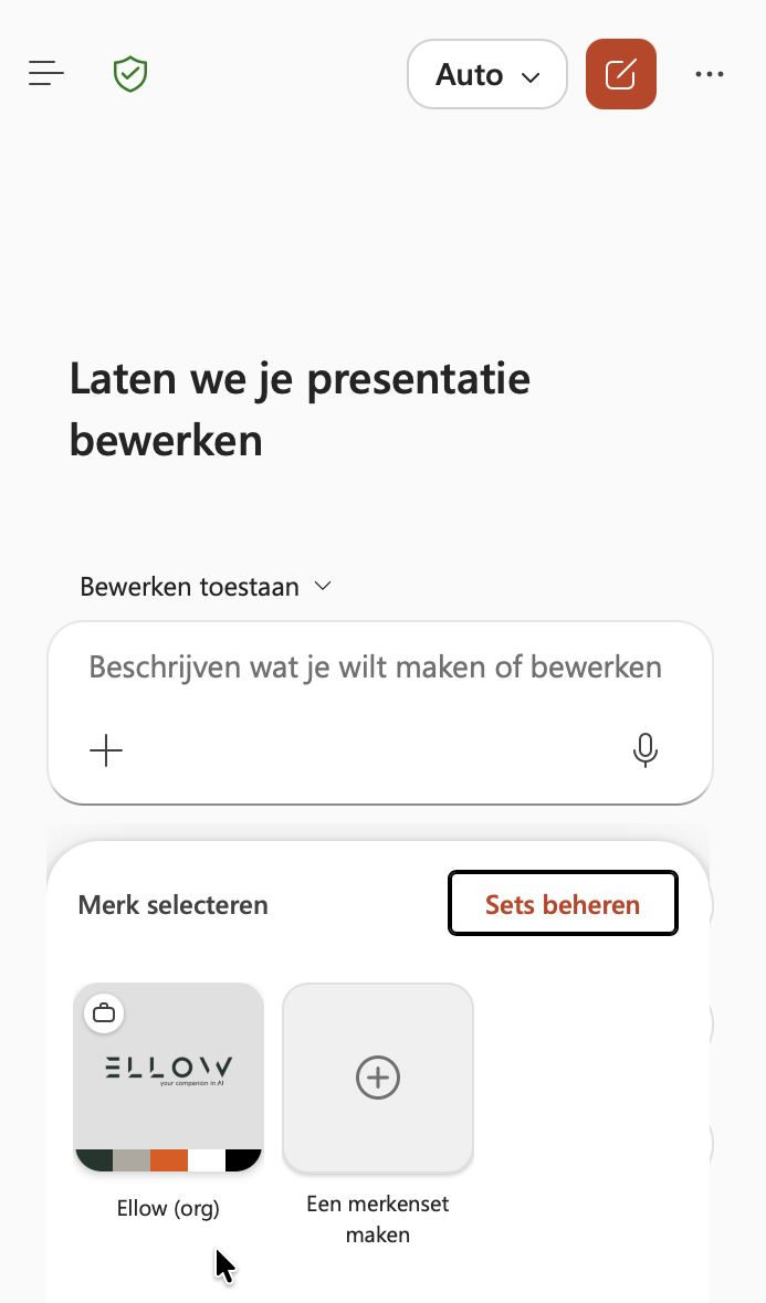 Brandkit in PowerPoint